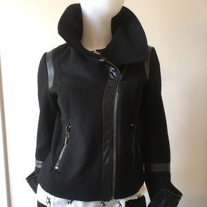 Vintage Guess 1201 vegan moto jacket womens small